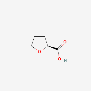 molecular formula C5H8O3 B1297468 (S)-Tetrahydrofuran-2-carboxylic acid CAS No. 87392-07-2