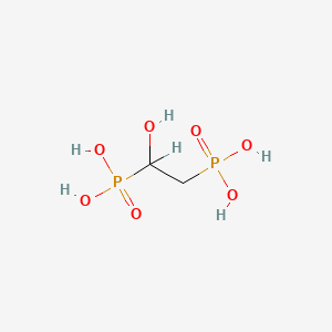 molecular formula C2H8O7P2 B1297470 Hydroxyethylenediphosphonic acid CAS No. 6851-61-2