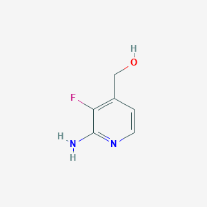 molecular formula C6H7FN2O B12974713 (2-Amino-3-fluoropyridin-4-yl)methanol 