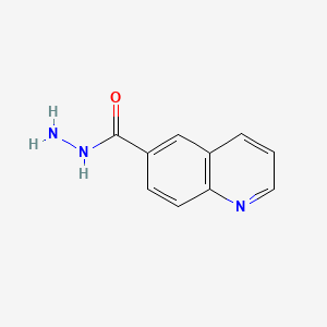 molecular formula C10H9N3O B1297473 Quinoline-6-carbohydrazide CAS No. 5382-47-8