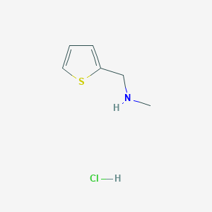 molecular formula C6H10ClNS B1297479 N-Methyl-(2-thienylmethyl)amine Hydrochloride CAS No. 7404-67-3