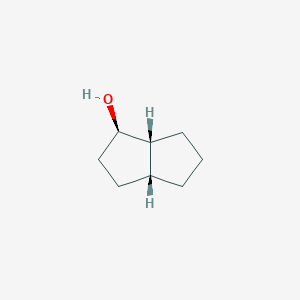 molecular formula C8H14O B12974818 (1R,3AR,6aR)-octahydropentalen-1-ol 