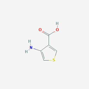 molecular formula C5H5NO2S B1297482 4-aminothiophene-3-carboxylic Acid CAS No. 26112-64-1