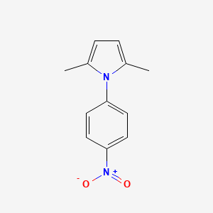 molecular formula C12H12N2O2 B1297485 2,5-dimethyl-1-(4-nitrophenyl)-1H-pyrrole CAS No. 5044-22-4