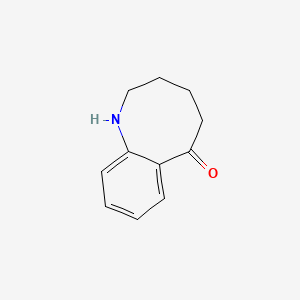 molecular formula C11H13NO B12974871 2,3,4,5-Tetrahydrobenzo[b]azocin-6(1H)-one 