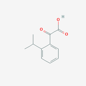 molecular formula C11H12O3 B12974874 2-(2-Isopropylphenyl)-2-oxoacetic acid 