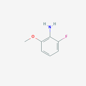 molecular formula C7H8FNO B1297489 2-Fluoro-6-methoxyaniline CAS No. 446-61-7