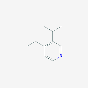 molecular formula C10H15N B12974913 4-Ethyl-3-isopropylpyridine 