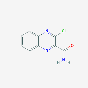 molecular formula C9H6ClN3O B1297492 3-Chloroquinoxaline-2-carboxamide CAS No. 40254-88-4