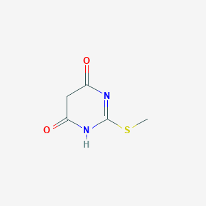 molecular formula C5H6N2O2S B1297495 2-(methylthio)pyrimidine-4,6(1H,5H)-dione CAS No. 29639-68-7