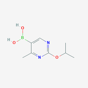 molecular formula C8H13BN2O3 B12974969 (2-Isopropoxy-4-methylpyrimidin-5-yl)boronic acid 