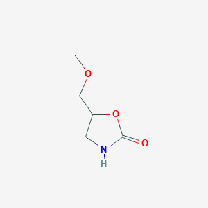molecular formula C5H9NO3 B12974987 5-Methoxymethyloxazolidin-2-one 