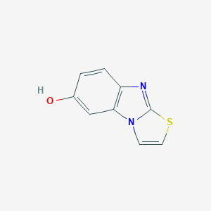 molecular formula C9H6N2OS B012975 [1,3]Thiazolo[3,2-a]benzimidazol-6-ol CAS No. 103029-73-8