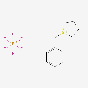molecular formula C11H15F6PS B1297500 1-Benzyltetrahydrothiophenium hexafluorophosphate CAS No. 87301-53-9