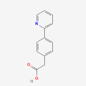 B1297503 (4-Pyridin-2-YL-phenyl)-acetic acid CAS No. 51061-67-7