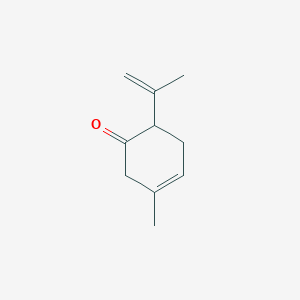 molecular formula C10H14O B12975093 3-Methyl-6-(prop-1-en-2-yl)cyclohex-3-en-1-one 