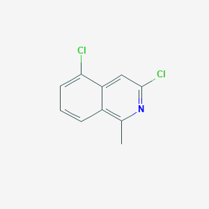 molecular formula C10H7Cl2N B12975106 3,5-Dichloro-1-methylisoquinoline 
