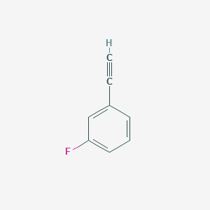 molecular formula C8H5F B1297516 3-Fluorophenylacetylene CAS No. 2561-17-3