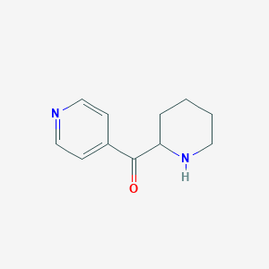 molecular formula C11H14N2O B12975175 Piperidin-2-yl(pyridin-4-yl)methanone 