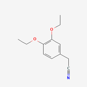 molecular formula C12H15NO2 B1297519 3,4-Diethoxyphenylacetonitrile CAS No. 27472-21-5