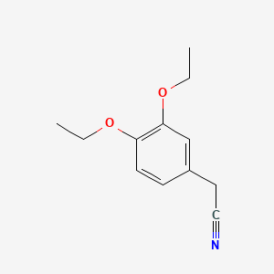 molecular formula C12H15NO2 B1297519 (3,4-Diethoxyphenyl)acetonitrile CAS No. 27472-21-5
