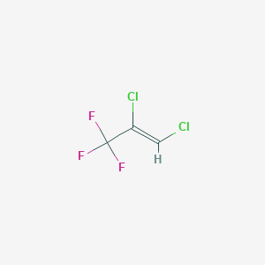 molecular formula C3HCl2F3 B1297523 1,2-Dichloro-3,3,3-trifluoropropene CAS No. 431-27-6