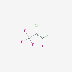 molecular formula C3Cl2F4 B1297524 1,2-Dichlorotetrafluoropropene CAS No. 431-53-8