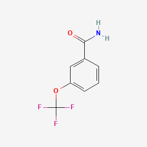 molecular formula C8H6F3NO2 B1297529 3-(Trifluoromethoxy)benzamide CAS No. 658-91-3