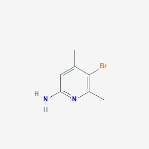 molecular formula C7H9BrN2 B129753 5-Bromo-4,6-dimethylpyridin-2-amine CAS No. 89856-44-0