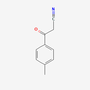 molecular formula C10H9NO B1297539 4-甲基苯甲酰乙腈 CAS No. 7391-28-8