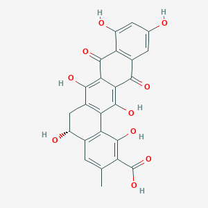 molecular formula C24H16O10 B129754 普拉地霉素Q CAS No. 141869-53-6