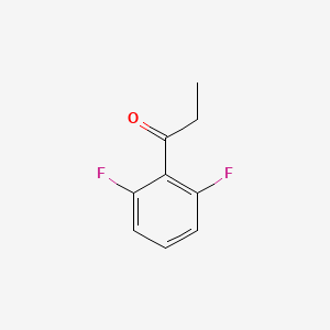 molecular formula C9H8F2O B1297544 2',6'-二氟丙基苯甲酮 CAS No. 85068-31-1