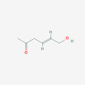 molecular formula C6H10O2 B12975440 6-Hydroxyhex-4-en-2-one 