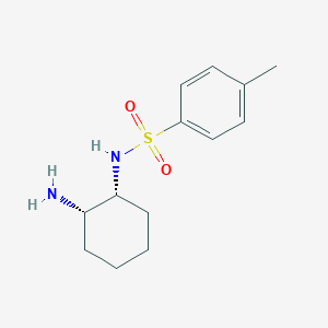 molecular formula C13H20N2O2S B12975457 N-((1R,2S)-2-Aminocyclohexyl)-4-methylbenzenesulfonamide 