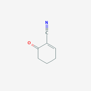molecular formula C7H7NO B12975467 6-Oxocyclohex-1-enecarbonitrile 