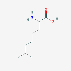 molecular formula C9H19NO2 B12975477 2-Amino-7-methyloctanoic acid CAS No. 56649-57-1