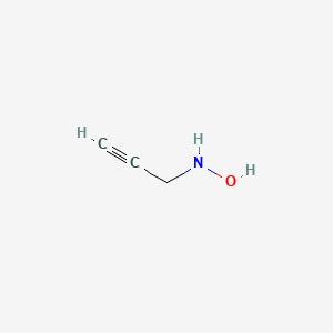 molecular formula C3H5NO B12975511 N-(Prop-2-yn-1-yl)hydroxylamine 