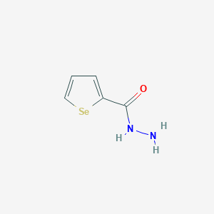 molecular formula C5H6N2OSe B12975533 Selenophene-2-carbohydrazide 
