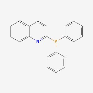 molecular formula C21H16NP B12975536 2-(Diphenylphosphino)quinoline 