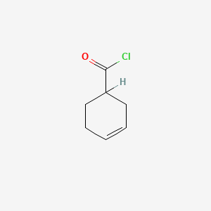 molecular formula C7H9ClO B1297555 3-Cyclohexene-1-carbonyl chloride CAS No. 932-67-2