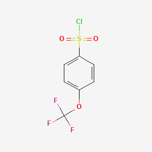 molecular formula C7H4ClF3O3S B1297556 4-(Trifluoromethoxy)benzenesulfonyl chloride CAS No. 94108-56-2