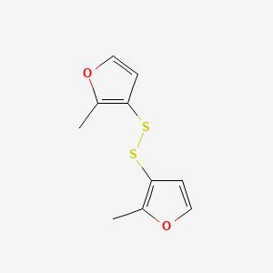 molecular formula C10H10O2S2 B1297560 Bis(2-methyl-3-furyl)disulfide CAS No. 28588-75-2