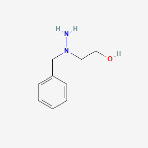 molecular formula C9H14N2O B12975648 2-(1-Benzylhydrazinyl)ethan-1-ol 