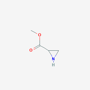 molecular formula C4H7NO2 B1297569 Methyl Aziridine-2-carboxylate CAS No. 5950-34-5