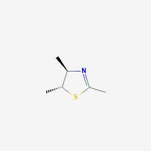 molecular formula C6H11NS B12975713 rel-(4R,5R)-2,4,5-Trimethyl-4,5-dihydrothiazole 