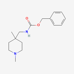 molecular formula C16H24N2O2 B12975738 Benzyl ((1,4-dimethylpiperidin-4-yl)methyl)carbamate 