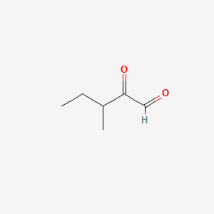 molecular formula C6H10O2 B12975754 3-Methyl-2-oxopentanal CAS No. 107462-47-5