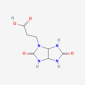 molecular formula C7H10N4O4 B1297578 3-(2,5-Dioxohexahydroimidazo[4,5-d]imidazol-1(2H)-yl)propanoic acid CAS No. 309935-84-0