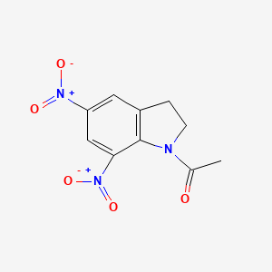 molecular formula C10H9N3O5 B1297583 1-乙酰基-5,7-二硝基吲哚啉 CAS No. 62796-78-5