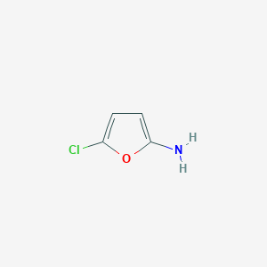 molecular formula C4H4ClNO B12975839 5-Chlorofuran-2-amine 